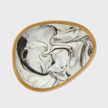Load image into Gallery viewer, Marbleized porcelain ring dish, grey