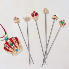 Load image into Gallery viewer, Crown swizzle sticks