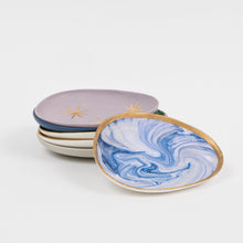 Load image into Gallery viewer, Marbleized porcelain ring dish, grey