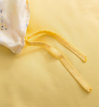 Load image into Gallery viewer, Tache Microfiber Watercolor Tropical Floral Yellow Blue Duvet Cover (JHW-841)