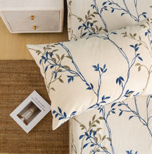 Load image into Gallery viewer, Tache Poplin Cotton Elegant Leaf Vine Cream Beige Pillowcase (JHW-842)