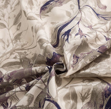 Load image into Gallery viewer, Tache Microfiber Abstract Wispy Leaf Taupe Grey Duvet Cover (JHW-843)