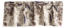 Load image into Gallery viewer, Tache Microfiber Abstract Wispy Leaf Taupe Grey Window Treatment Valance (JHW-843)