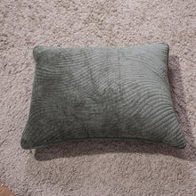 Load image into Gallery viewer, Tache Velvet Dreams Dark Taupe Plush Waves Pillow Sham (JHW-852BR)