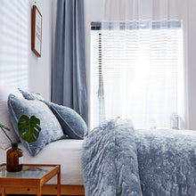 Load image into Gallery viewer, Tache Velvet Dreams Light Blue Plush Diamond Tufted Pillow Sham (JHW-853LB)