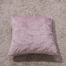 Load image into Gallery viewer, Tache Velvet Dreams Purple Mauve Plush Diamond Tufted Cushion Covers / Euro Sham (JHW-853P)