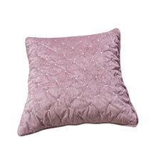 Load image into Gallery viewer, Tache Velvet Dreams Purple Mauve Plush Diamond Tufted Cushion Covers / Euro Sham (JHW-853P)