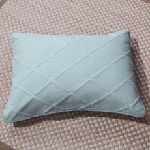 Load image into Gallery viewer, Tache Cotton Seafoam Blue Soothing Pastel Diamond Pillow Sham (JHW-856)