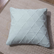 Load image into Gallery viewer, Tache Cotton Seafoam Blue Soothing Pastel Diamond Cushion Covers / Euro Sham (JHW-856)