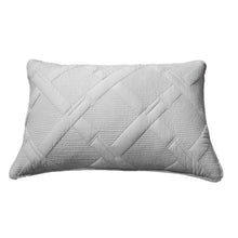 Load image into Gallery viewer, Tache Cotton Light Grey Silver Soothing Pastel Diamond Pillow Sham (JHW-862)