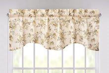 Load image into Gallery viewer, DaDa Bedding Vintage Dainty Yellow Floral Cottage Window Curtain Valance - 18" x 52" (JHW-866)