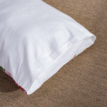 Load image into Gallery viewer, DaDa Bedding Romantic Roses Lovely Spring Pink Floral Fitted Bed Sheet w/ Pillow Cases (JHW879-Fitted)
