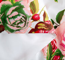 Load image into Gallery viewer, DaDa Bedding Romantic Roses Lovely Spring Pink Floral Duvet Cover Set w/ Pillow Cases (JHW-879)