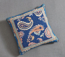 Load image into Gallery viewer, Tache Cotton Patchwork Paisley Bohemian Night Flower Euro Sham (JHW-882)