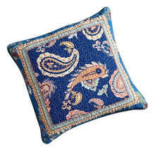 Load image into Gallery viewer, Tache Cotton Patchwork Paisley Bohemian Night Flower Euro Sham (JHW-882)