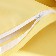 Load image into Gallery viewer, DaDa Bedding Sunshine Yellow Hummingbirds Floral Fitted Bed Sheet w/ Pillow Cases (JHW-925)