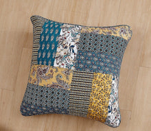 Load image into Gallery viewer, DaDalogy Bedding Set of 2 Honey Cove Floral Patchwork Throw Pillow Covers, 18" x 18" (JHW957)