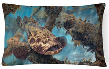 Load image into Gallery viewer, Golden Goliath Grouper Canvas Fabric Decorative Pillow JMA2003PW1216