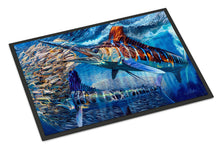 Load image into Gallery viewer, White Night White Marlin Doormat - 24x36 Decorative Floor Mat – Indoor/Outdoor Rug with Artistic Flair JMA2008JMAT