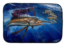 Load image into Gallery viewer, Majesty Sailfish Dish Drying Mat – Absorbent, Artistic Kitchen Essentials JMA2010DDM