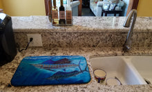 Load image into Gallery viewer, Wide Open Sailfish Dish Drying Mat – Absorbent, Artistic Kitchen Essentials JMA2011DDM