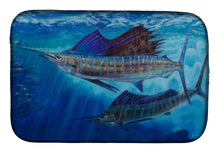Load image into Gallery viewer, Wide Open Sailfish Dish Drying Mat – Absorbent, Artistic Kitchen Essentials JMA2011DDM