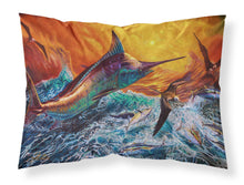 Load image into Gallery viewer, Reflective Chaos Blue Marlin  Standard Pillowcase – Artistic Decorative Front, White Back JMA2012PILLOWCASE