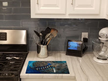 Load image into Gallery viewer, Striped Gem Striped Marlin Glass Cutting Boards – Durable, Decorative Kitchen Art Large JMA2014LCB