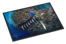 Load image into Gallery viewer, Striped Gem Striped Marlin Doormat - 18x27 Decorative Floor Mat – Indoor/Outdoor Rug with Artistic Flair JMA2014MAT