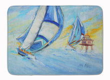 Load image into Gallery viewer, Sailboats and Middle Bay Lighthouse Machine Washable Memory Foam Mat JMK1005RUG