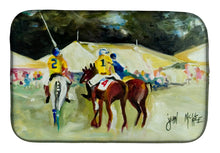 Load image into Gallery viewer, Polo at the Point Dish Drying Mat – Absorbent, Artistic Kitchen Essentials JMK1006DDM