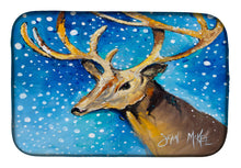 Load image into Gallery viewer, Reindeer Dish Drying Mat – Absorbent, Artistic Kitchen Essentials JMK1009DDM