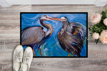 Load image into Gallery viewer, Blue Heron Love Doormat - 24x36 Decorative Floor Mat – Indoor/Outdoor Rug with Artistic Flair JMK1011JMAT