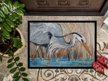 Load image into Gallery viewer, Blue Heron in the reeds Doormat - 24x36 Decorative Floor Mat – Indoor/Outdoor Rug with Artistic Flair JMK1013JMAT
