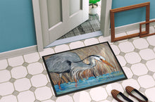 Load image into Gallery viewer, Blue Heron in the reeds Doormat - 24x36 Decorative Floor Mat – Indoor/Outdoor Rug with Artistic Flair JMK1013JMAT