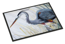 Load image into Gallery viewer, Blue Heron Frog hunting Doormat - 24x36 Decorative Floor Mat – Indoor/Outdoor Rug with Artistic Flair JMK1017JMAT