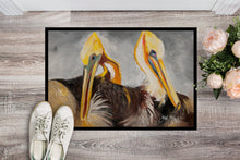 Load image into Gallery viewer, Pelicans Preening Doormat - 24x36 Decorative Floor Mat – Indoor/Outdoor Rug with Artistic Flair JMK1025JMAT