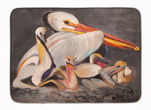 Load image into Gallery viewer, White Pelicans Machine Washable Memory Foam Mat JMK1026RUG