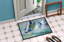 Load image into Gallery viewer, Boat Race Doormat - 24x36 Decorative Floor Mat – Indoor/Outdoor Rug with Artistic Flair JMK1030JMAT