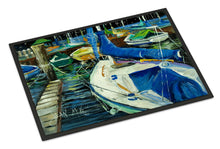 Load image into Gallery viewer, Night on the Docks Sailboat Doormat - 24x36 Decorative Floor Mat – Indoor/Outdoor Rug with Artistic Flair JMK1031JMAT