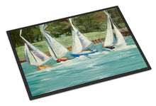 Load image into Gallery viewer, Sailboats on the bay Doormat - 24x36 Decorative Floor Mat – Indoor/Outdoor Rug with Artistic Flair JMK1035JMAT