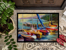 Load image into Gallery viewer, Sailboats at sunset Doormat - 24x36 Decorative Floor Mat – Indoor/Outdoor Rug with Artistic Flair JMK1036JMAT