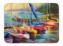 Load image into Gallery viewer, Sailboats at sunset Machine Washable Memory Foam Mat JMK1036RUG