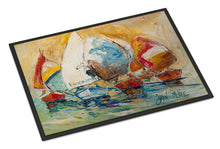 Load image into Gallery viewer, Buzzards Sailboat Race Doormat - 24x36 Decorative Floor Mat – Indoor/Outdoor Rug with Artistic Flair JMK1037JMAT