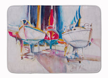 Load image into Gallery viewer, Sailboats in Dry Dock Machine Washable Memory Foam Mat JMK1039RUG