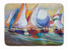 Load image into Gallery viewer, Sailboat Race in Dauphin Island Machine Washable Memory Foam Mat JMK1040RUG