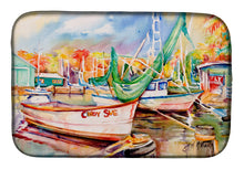Load image into Gallery viewer, Sailboat Cindy Sue Dish Drying Mat – Absorbent, Artistic Kitchen Essentials JMK1041DDM