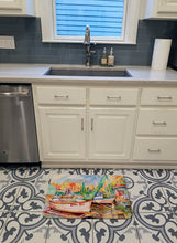 Load image into Gallery viewer, Sailboat Cindy Sue Machine Washable Memory Foam Mat JMK1041RUG