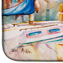 Load image into Gallery viewer, Sailboats at the Gazebo Dish Drying Mat – Absorbent, Artistic Kitchen Essentials JMK1043DDM