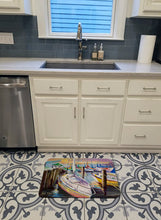 Load image into Gallery viewer, Sailboats at the Fairhope Yacht Club Docks Machine Washable Memory Foam Mat JMK1044RUG